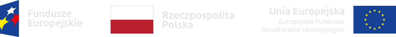 Zestawienie znaków: Fundusze Europejskie, Barwy Rzeczypospolitej Polskiej, Unia Europejska
